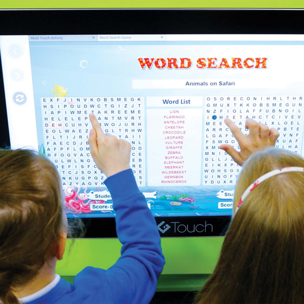 G-Touch Table - word search game