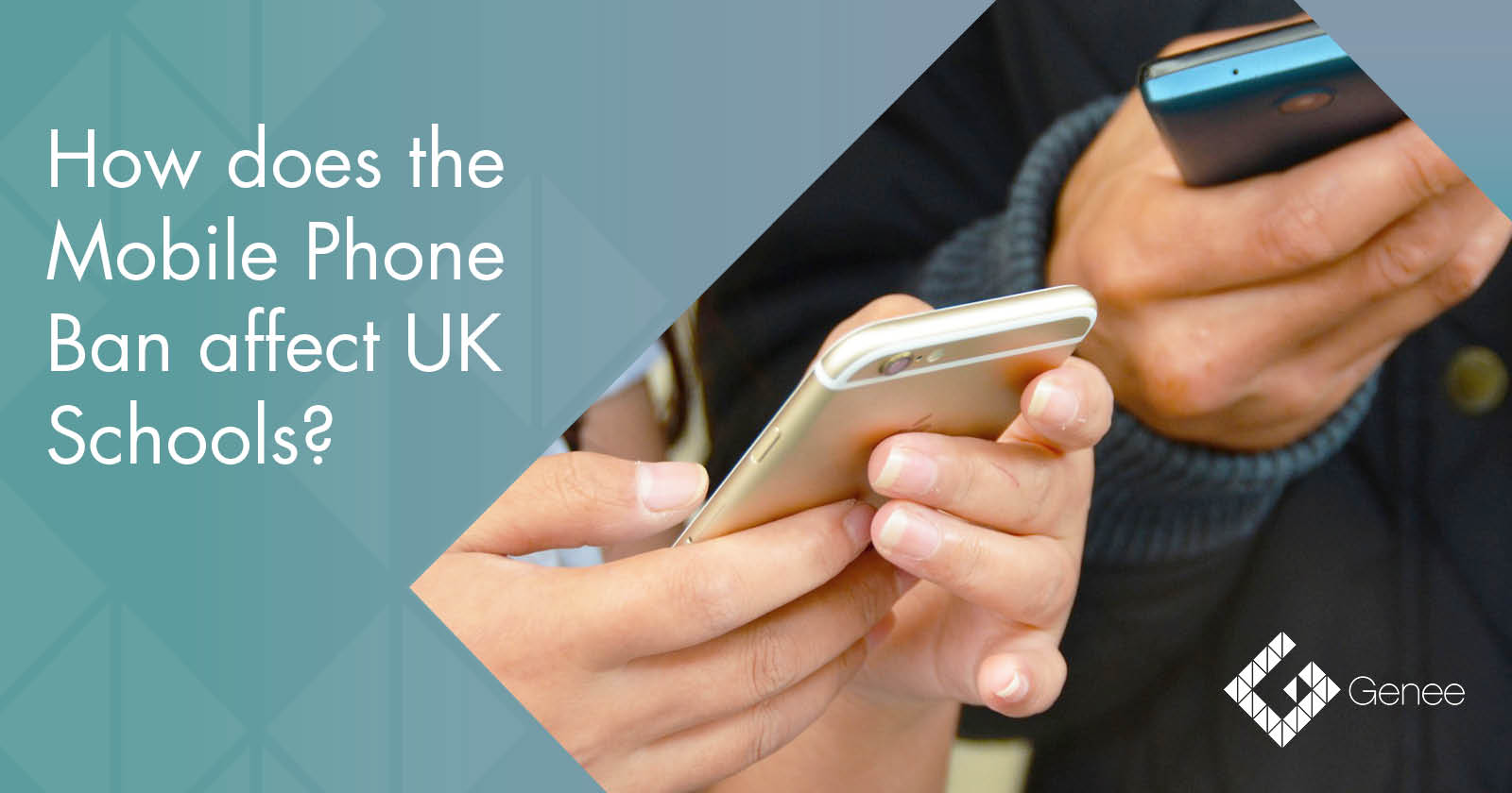 How does the mobile phone ban affect UK schools?