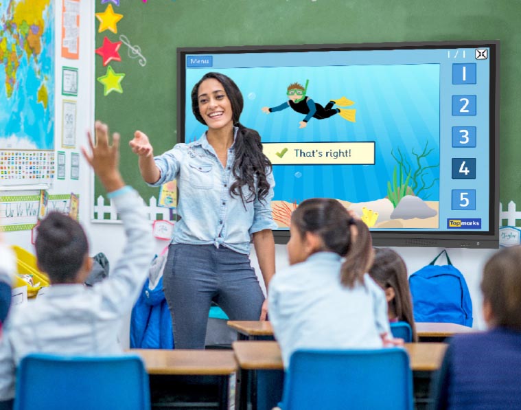 Home Page Hero Image - Teacher teaching